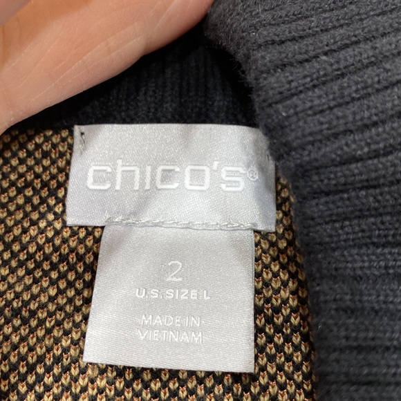 NWT.  Chico’s, women’s size large, sweater. - Picture 4 of 11